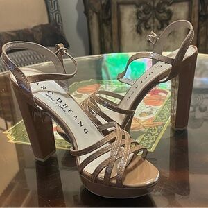 Strappy Brown Heels by